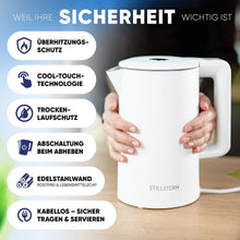 Carica l'immagine nel visualizzatore di Gallery, Stillstern Bollitore Turbo-Heat "PURE" snow white
