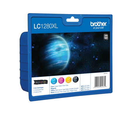 Brother Lc-1280Xlvalbp Kit Ink C,Y,M,B H