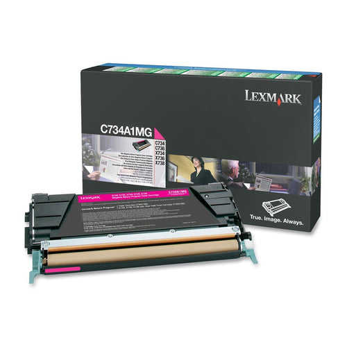 Lexmark C734 C734A1Mg Toner Magenta Retu