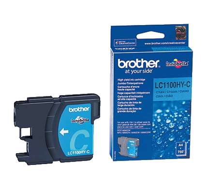 Brother Lc-1100Hyc Ink Jet Ciano 750Pg