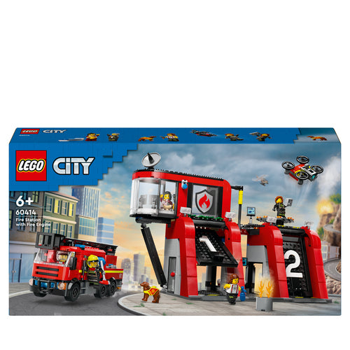 60414 LEGO City Fire Caserma dei pompieri e autopompa