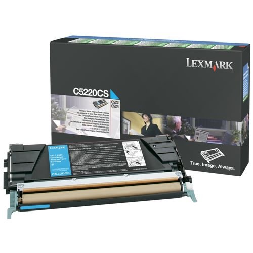 Lexmark C522 C5220Cs Toner Ciano Return