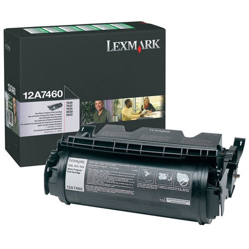 Lexmark 12A7460 Toner Nero Return Progr.