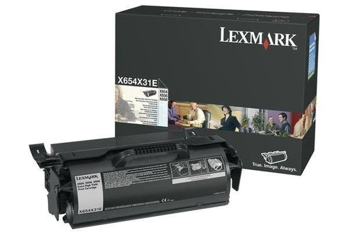 Lexmark X65X X654X31E Toner Bk Hc Corpor