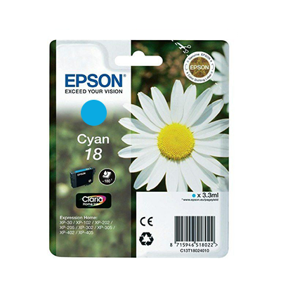 Epson Xp-102 T18124012 Ink Jet Ciano Xl