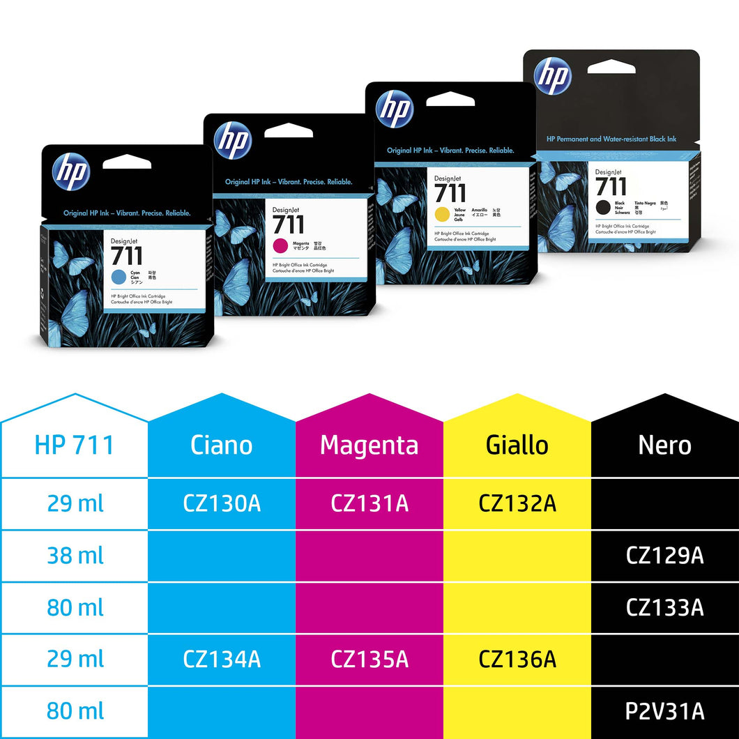 Hp Cz129A N711 Ink Jet Nero