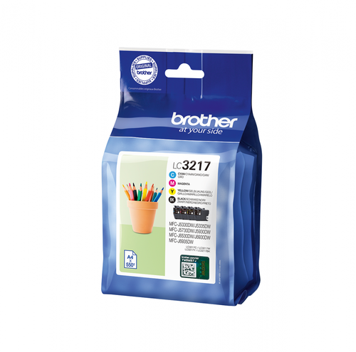 Brother Lc-3217Val Kit Ink C,Y,M,Bk