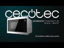 Carica e avvia il video nel visualizzatore di galleria, Microonde da incasso GrandHeat 2500 Built-in Touch SteelBlack
